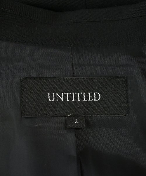 UNTITLED（アンタイトル）テーラードジャケット 黒 サイズ:2(M位) レディース/2200714002057