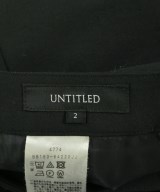 UNTITLED（アンタイトル）スラックス 黒 サイズ:2(M位) レディース/2200714002125