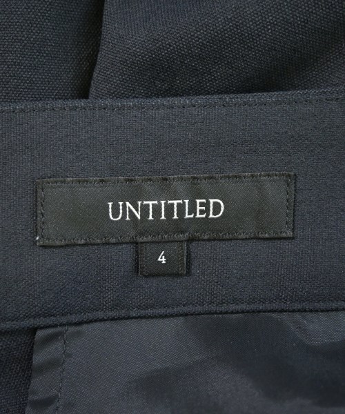UNTITLED（アンタイトル）スラックス 紺 サイズ:4(XL位) レディース/2200716464020