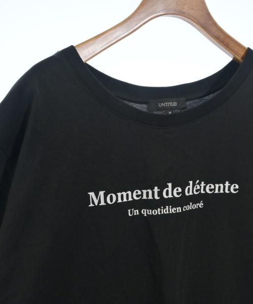 UNTITLED（アンタイトル）Tシャツ・カットソー 黒 サイズ:48(XXL位) レディース/2200716464068