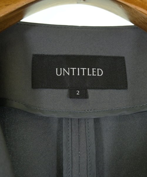 UNTITLED（アンタイトル）ノーカラージャケット カーキ サイズ:2(M位) レディース/2200716721048