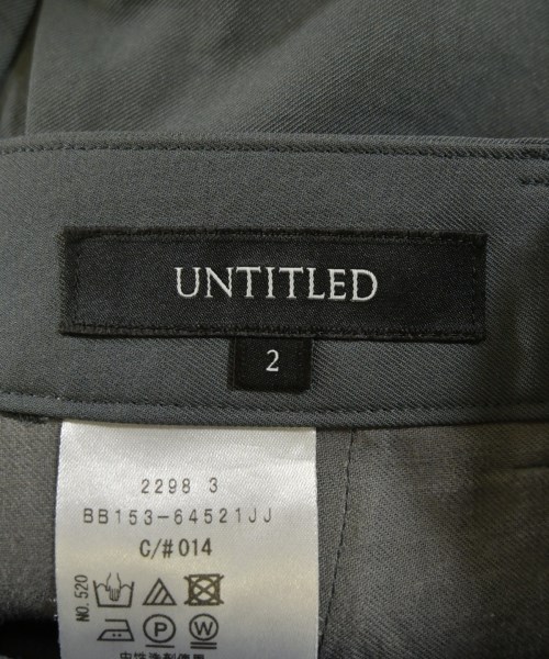 UNTITLED（アンタイトル）スラックス カーキ サイズ:2(M位) レディース/2200716721055