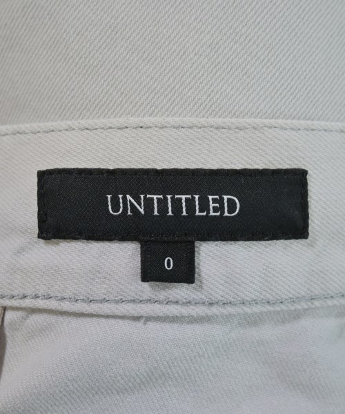 UNTITLED（アンタイトル）デニムパンツ グレー サイズ:0(XS位) レディース/2200712711050