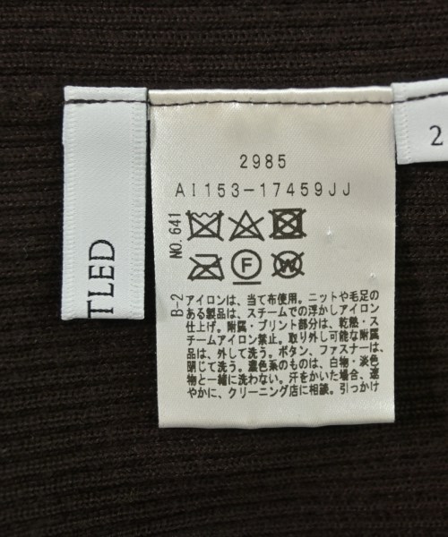 UNTITLED（アンタイトル）ニット・セーター 茶 サイズ:2(M位) レディース/2200713173079