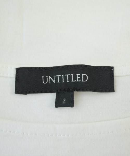UNTITLED（アンタイトル）Tシャツ・カットソー 白 サイズ:2(M位) レディース/2200714385150