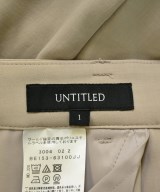 UNTITLED（アンタイトル）スラックス ベージュ サイズ:1(S位) レディース/2200715187036