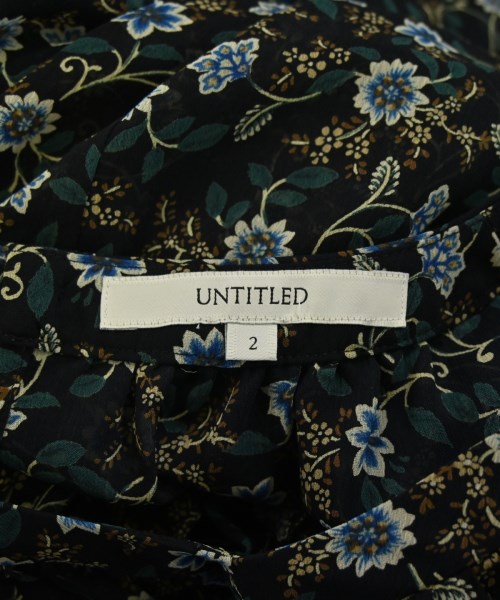 UNTITLED（アンタイトル）ワンピース 紺 サイズ:2(M位) レディース/2200715187111
