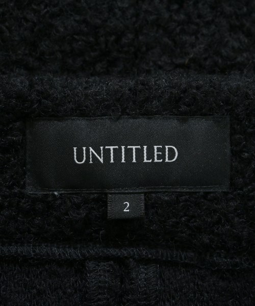UNTITLED（アンタイトル）ノーカラージャケット 黒 サイズ:2(M位) レディース/2200632962075