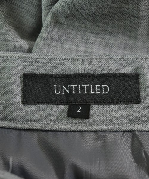 UNTITLED（アンタイトル）スラックス グレー サイズ:2(M位) レディース/2200634018046