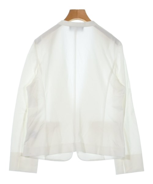 UNTITLED（アンタイトル）ノーカラージャケット 白 サイズ:4(XL位) レディース/2200634628054