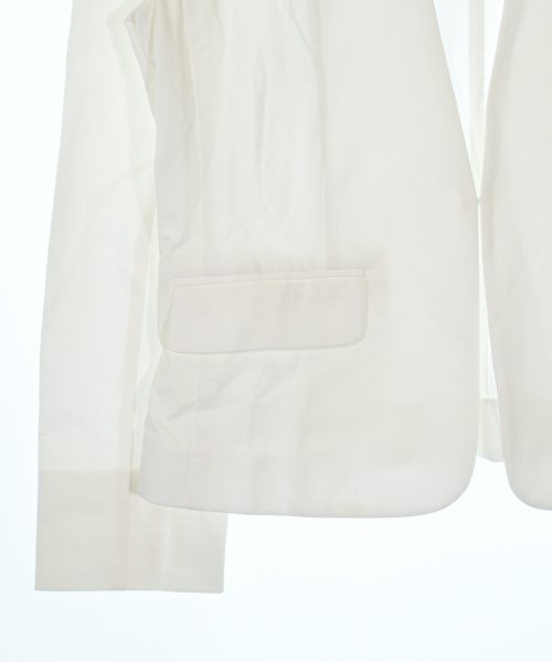 UNTITLED（アンタイトル）ノーカラージャケット 白 サイズ:4(XL位) レディース/2200634628054