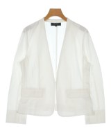 UNTITLED（アンタイトル）ノーカラージャケット 白 サイズ:4(XL位) レディース/2200634628054