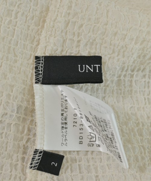 UNTITLED（アンタイトル）ブラウス 白 サイズ:2(M位) レディース/2200636540057