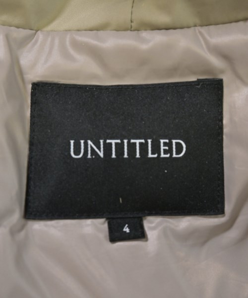 UNTITLED（アンタイトル）ダウンジャケット/ダウンベスト ベージュ サイズ:4(XL位) レディース/2200645969016