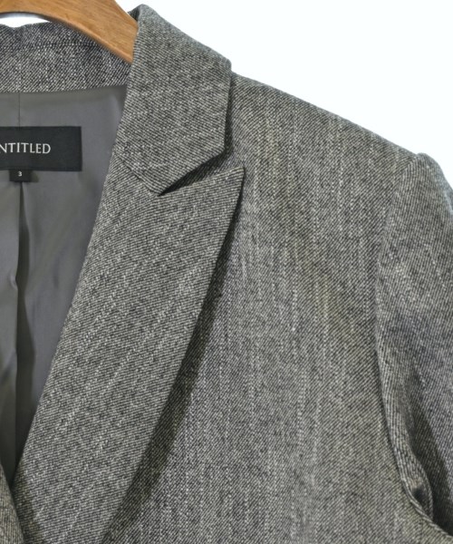 UNTITLED（アンタイトル）テーラードジャケット グレー サイズ:3(L位) レディース/2200645969030