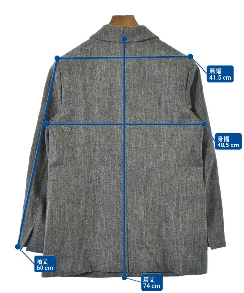 UNTITLED（アンタイトル）テーラードジャケット グレー サイズ:3(L位) レディース/2200645969030