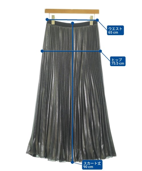 UNTITLED（アンタイトル）ロング・マキシ丈スカート グレー サイズ:2(M位) レディース/2200629831056