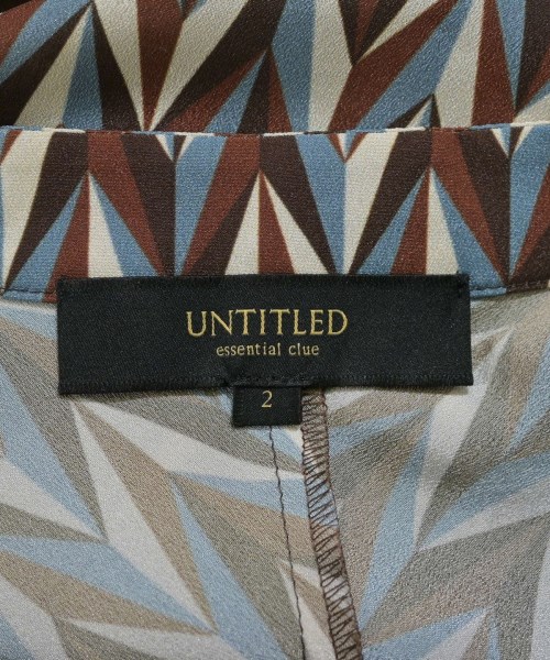 UNTITLED（アンタイトル）カジュアルシャツ 茶 サイズ:2(M位) レディース/2200629831070