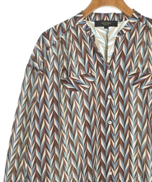 UNTITLED（アンタイトル）カジュアルシャツ 茶 サイズ:2(M位) レディース/2200629831070