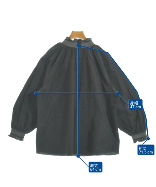 UNTITLED（アンタイトル）ブラウス 黒 サイズ:2(M位) レディース/2200629831087