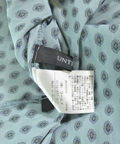 UNTITLED（アンタイトル）ブラウス 青 サイズ:2(M位) レディース/2200629831117