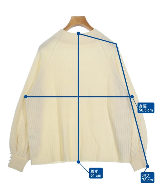 UNTITLED（アンタイトル）ニット・セーター 白 サイズ:2(M位) レディース/2200629831193