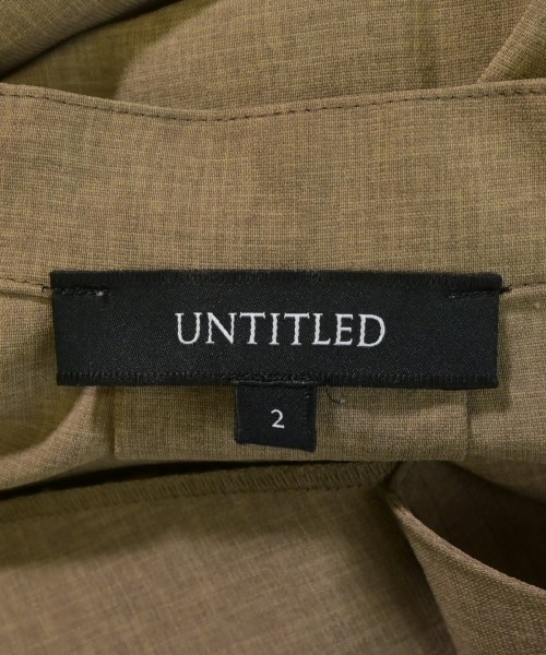 UNTITLED（アンタイトル）ワンピース 茶 サイズ:2(M位) レディース/2200635588036