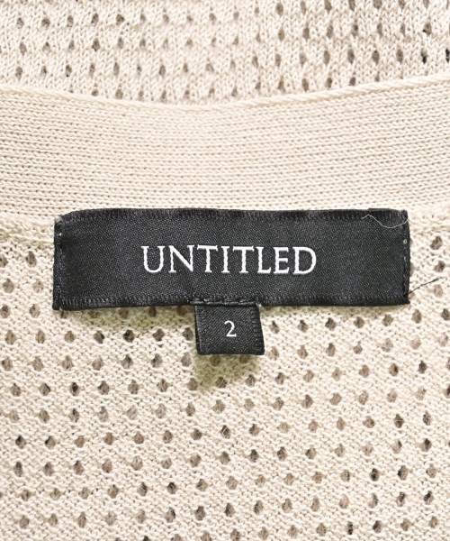 UNTITLED（アンタイトル）カーディガン ベージュ サイズ:2(M位) レディース/2200635588074
