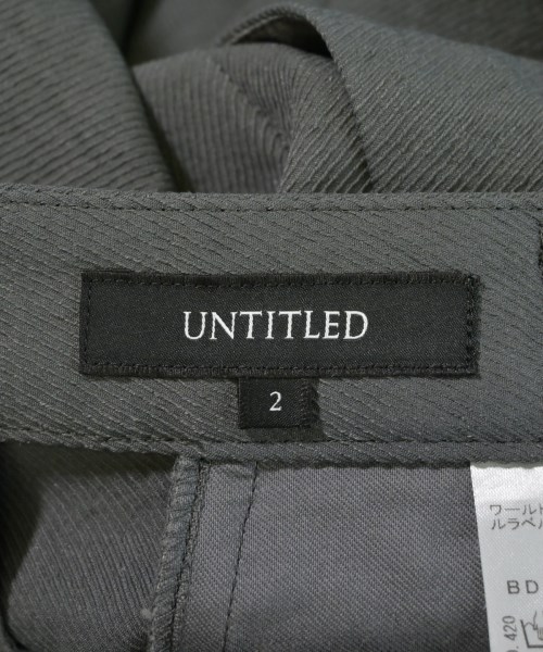 UNTITLED（アンタイトル）その他 グレー サイズ:2(M位) レディース/2200635588104