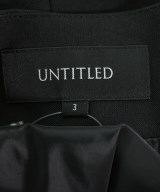 UNTITLED（アンタイトル）ノーカラージャケット 黒 サイズ:3(L位) レディース/2200635612021