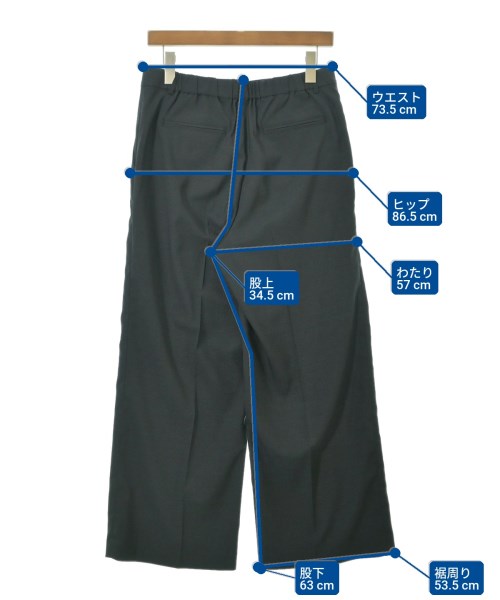 UNTITLED（アンタイトル）スラックス グレー サイズ:3(L位) レディース/2200635612106