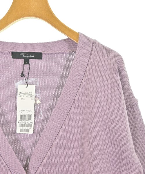 UNTITLED（アンタイトル）カーディガン 紫 サイズ:0(XS位) レディース/2200637882040