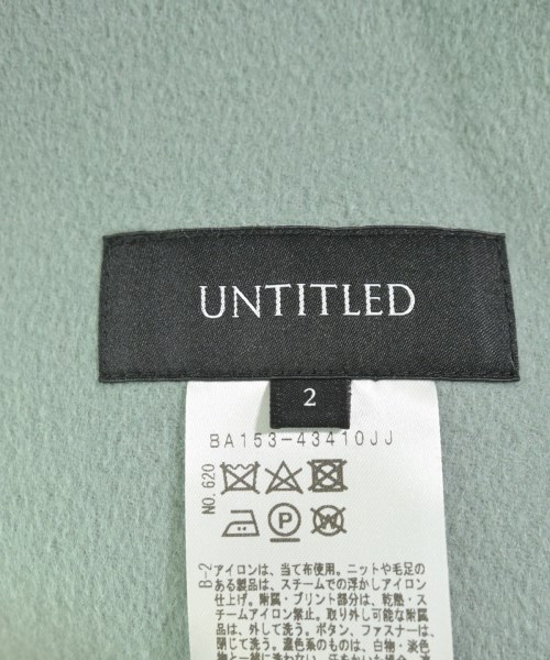 UNTITLED（アンタイトル）コート 緑 サイズ:2(M位) レディース/2200646568027