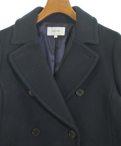 UNTITLED（アンタイトル）ピーコート 紺 サイズ:2(M位) レディース/2200637601016