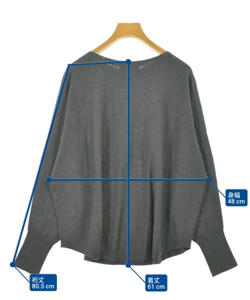 UNTITLED（アンタイトル）ニット・セーター グレー サイズ:2(M位) レディース/2200636671034