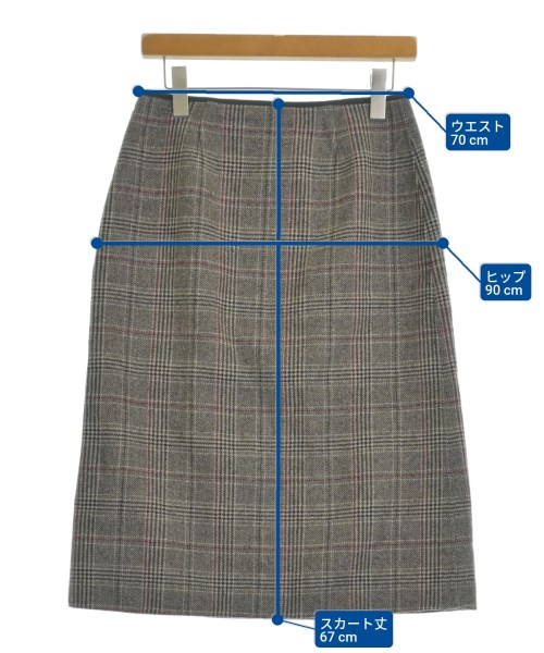 UNTITLED（アンタイトル）ロング・マキシ丈スカート 茶 サイズ:2(M位) レディース/2200638625066