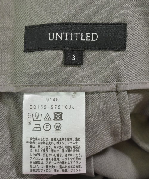 UNTITLED（アンタイトル）オールインワン/サロペット グレー サイズ:3(L位) レディース/2200637829106