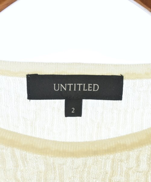 UNTITLED（アンタイトル）ニット・セーター 白 サイズ:2(M位) レディース/2200637829724