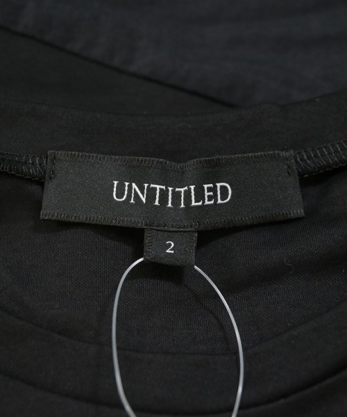 UNTITLED（アンタイトル）Tシャツ・カットソー 黒 サイズ:2(M位) レディース/2200648860037