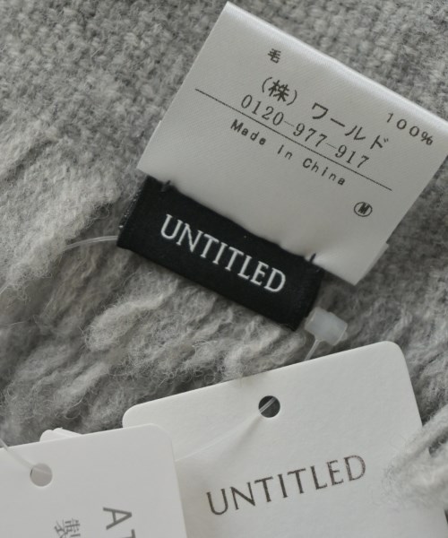 UNTITLED（アンタイトル）ストール グレー サイズ:- レディース/2200648860136