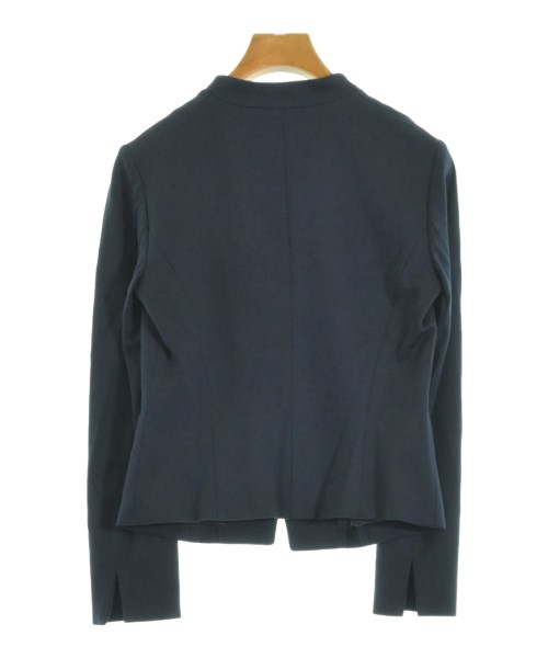 UNTITLED（アンタイトル）ノーカラージャケット 紺 サイズ:XXS レディース/2200649486014