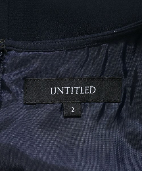 UNTITLED（アンタイトル）ワンピース 紺 サイズ:2(M位) レディース/2200640213022