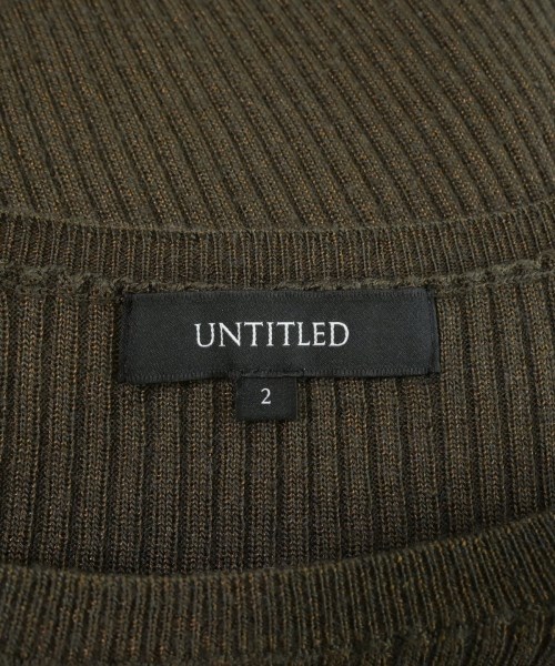 UNTITLED（アンタイトル）ニット・セーター 茶 サイズ:2(M位) レディース/2200640213053