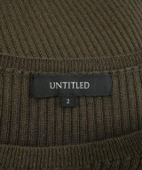 UNTITLED（アンタイトル）ニット・セーター 茶 サイズ:2(M位) レディース/2200640213053