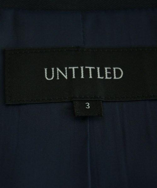UNTITLED（アンタイトル）テーラードジャケット 紺 サイズ:3(L位) レディース/2200640895037