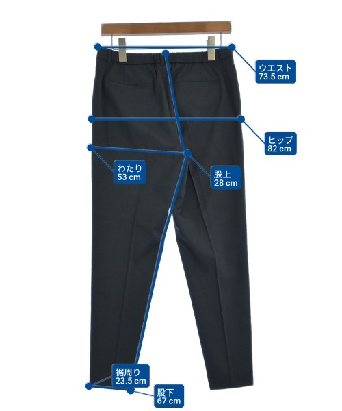 UNTITLED（アンタイトル）スラックス 紺 サイズ:3(L位) レディース/2200640895051