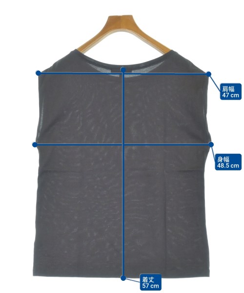 UNTITLED（アンタイトル）ノースリーブ グレー サイズ:4(XL位) レディース/2200640895129