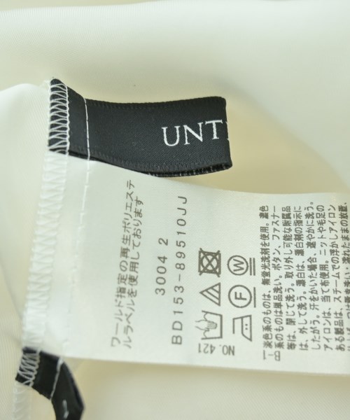 UNTITLED（アンタイトル）ブラウス 白 サイズ:2(M位) レディース/2200640895181