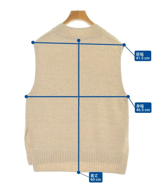 UNTITLED（アンタイトル）ベスト ベージュ サイズ:2(M位) レディース/2200640895198