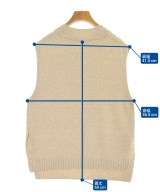 UNTITLED（アンタイトル）ベスト ベージュ サイズ:2(M位) レディース/2200640895198